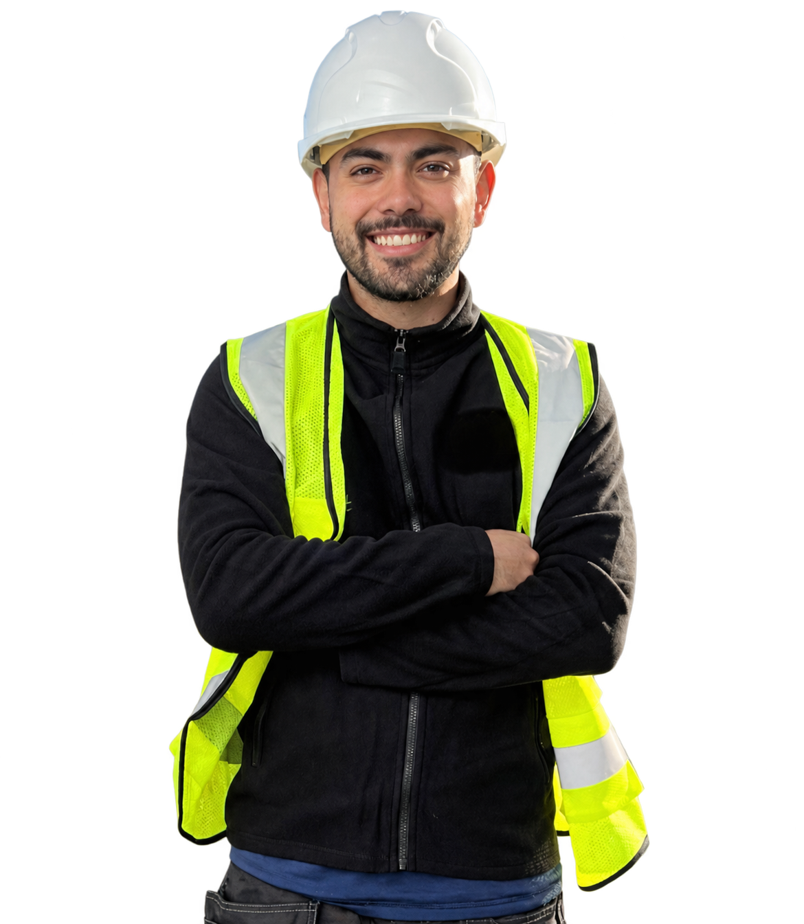 Exterior Care team member in hi-vis vest