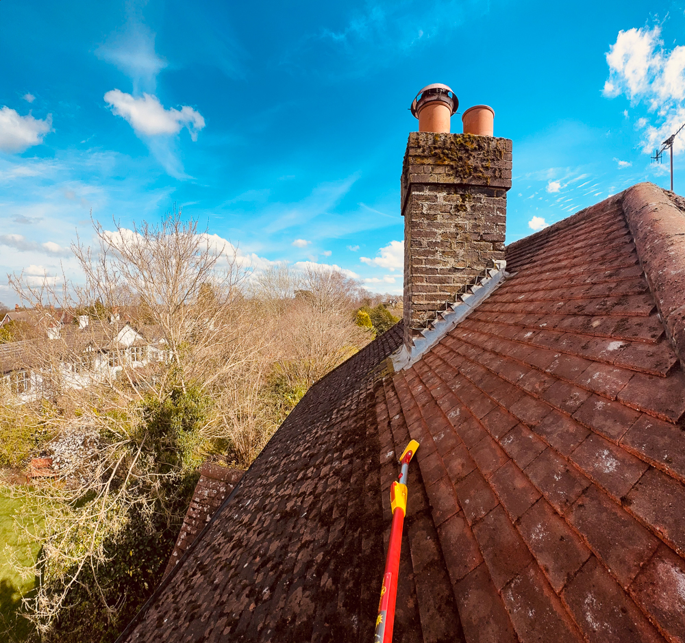 Gutter and roof cleaning