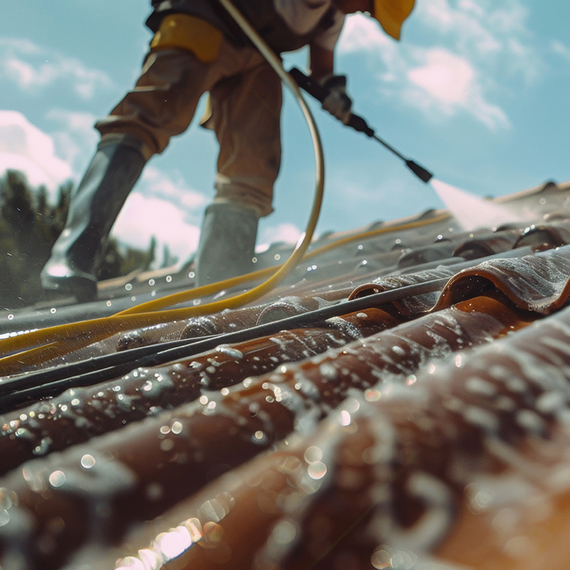 Pressure washing